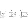 Унитаз настенный LAUFEN KARTELL BY белый матовый RIMLESS 8.2033.6.757.000.1